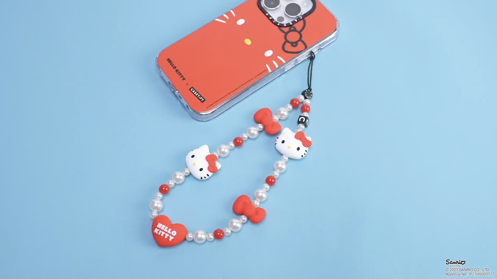 超歓迎 CASETiFY ✖️ HELLO KITTY ビーズ スマホ ストラップ 